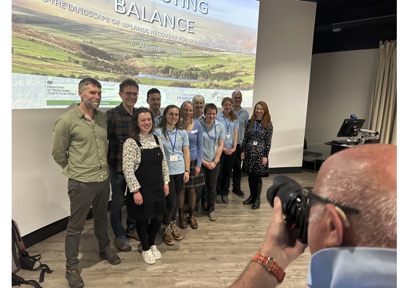 River Holme Connections team at their national Defra funded landscape recovery conference.